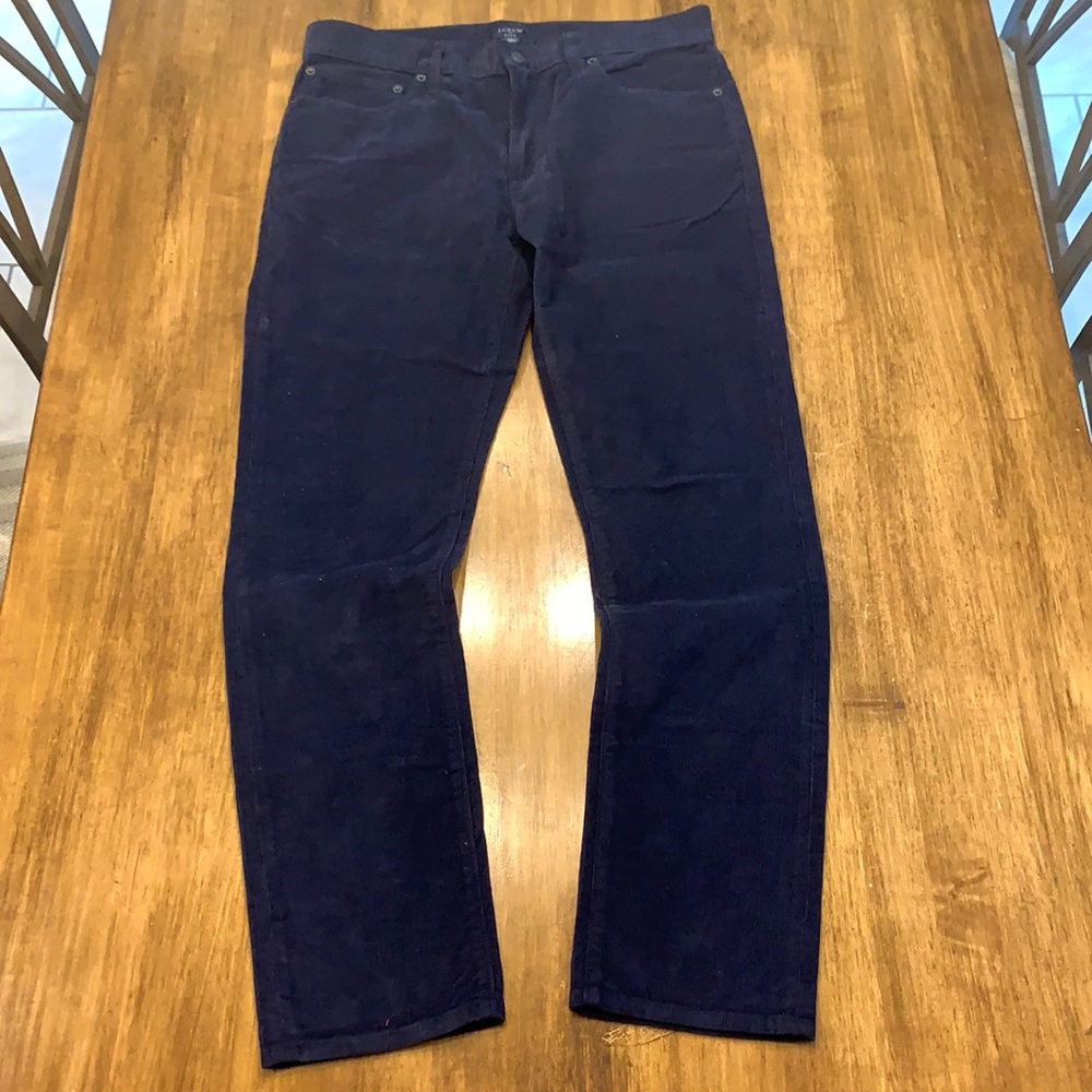 J Crew Flex Slim Corduroy Chinos